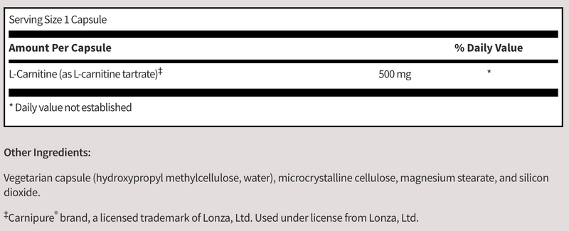 L-Carnitine Tartrate (60 Capsules)