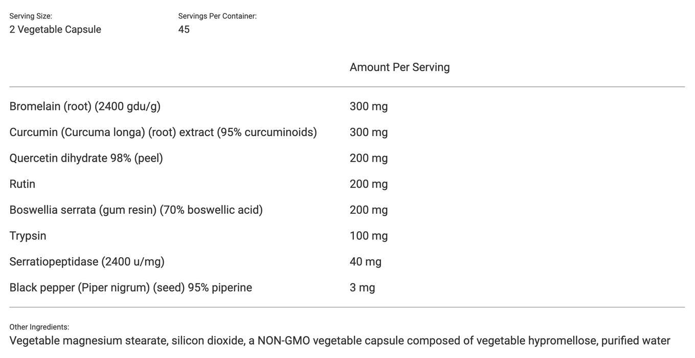 InflaCalm SAP (90 Capsules)