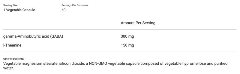 GABA-T SAP (60 Capsules)
