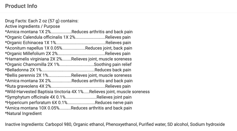 T-Relief Pain Gel (2 Ounces)