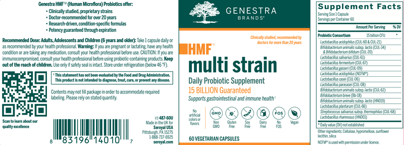 HMF Multi Strain (60 Capsules)