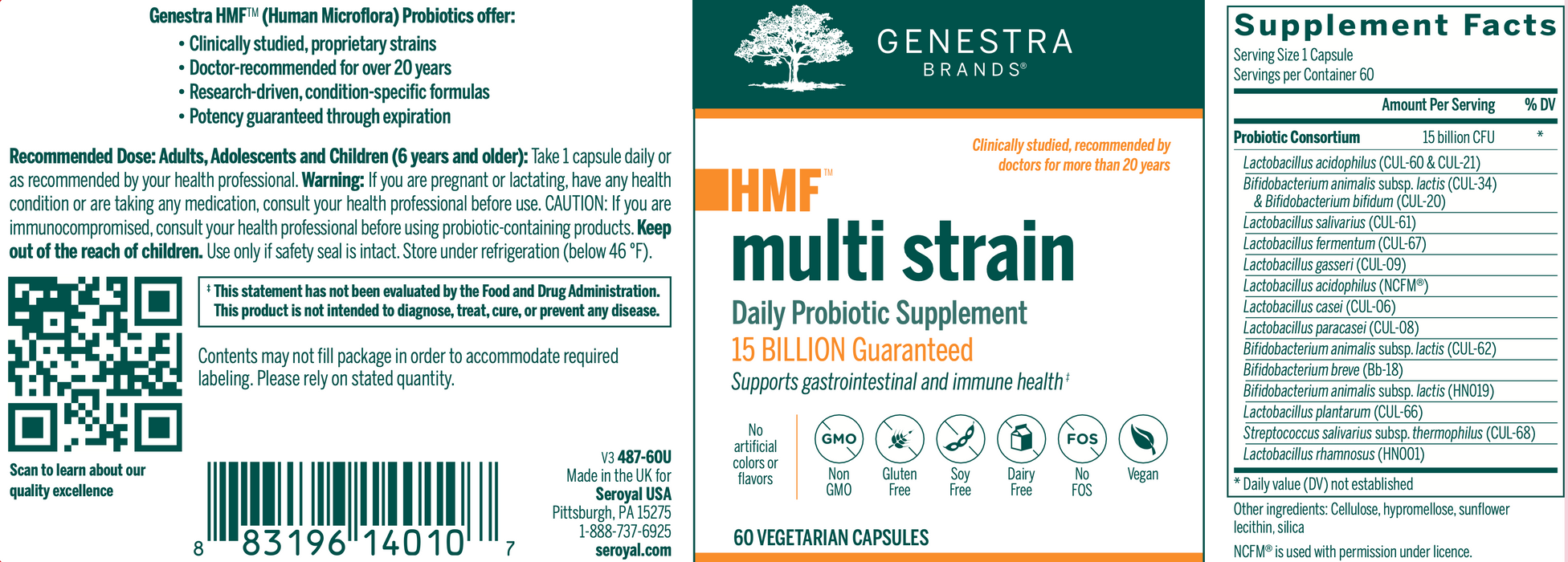 HMF Multi Strain (60 Capsules)