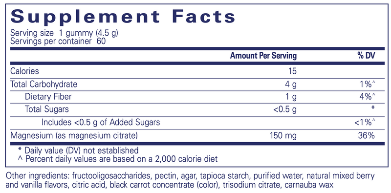 Magnesium Gummies (60 Gummies)
