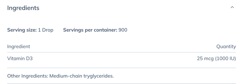 Vitamin D3 SAP (1000 IU)