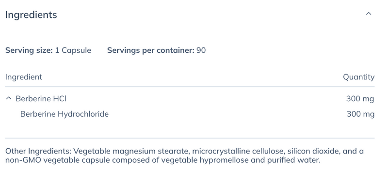 Berberine SAP (90 Capsules)