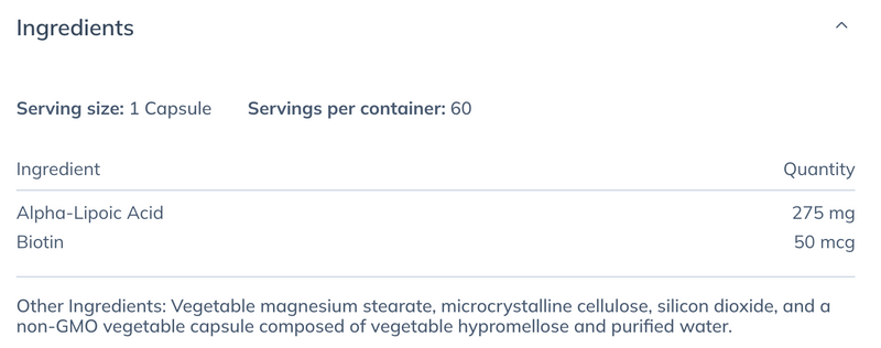 ALA SAP (60 Capsules)