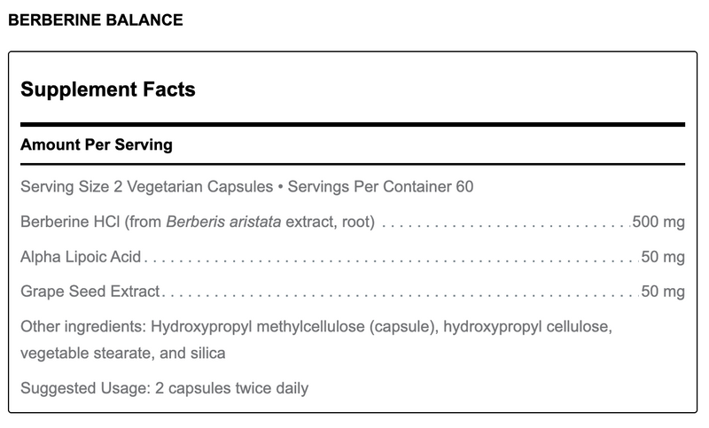 Berberine Balance (120 Capsules)