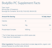 BodyBio PC (Phosphatidylcholine)