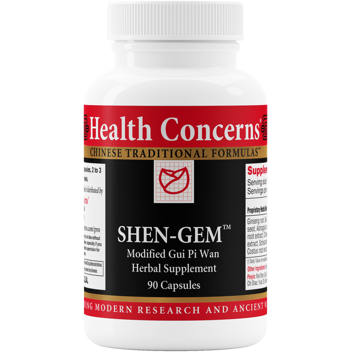 Health Concerns - Shen-Gem (90 Capsules) - 
