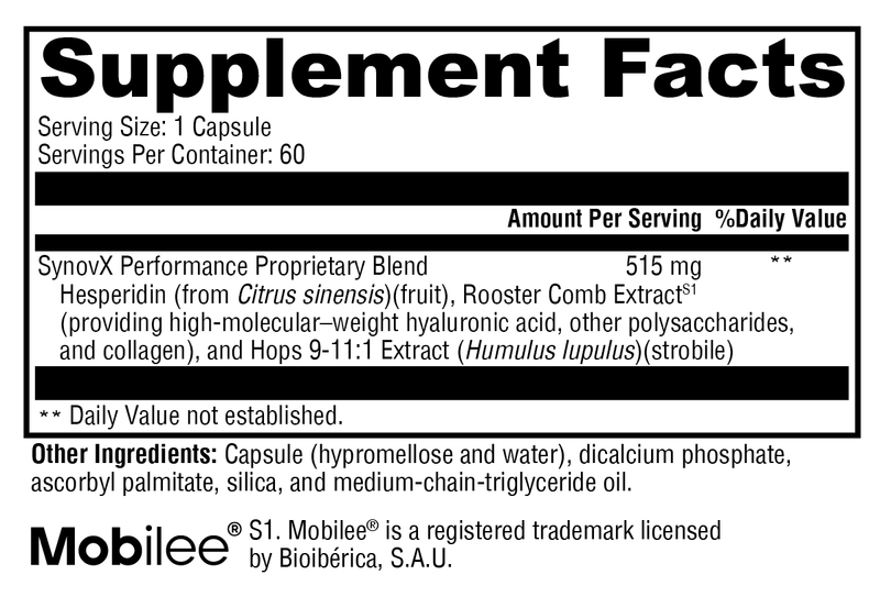 SynovX Performance (60 Capsules)