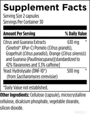 Thermo-EFx (60 Capsules) Supplement Facts