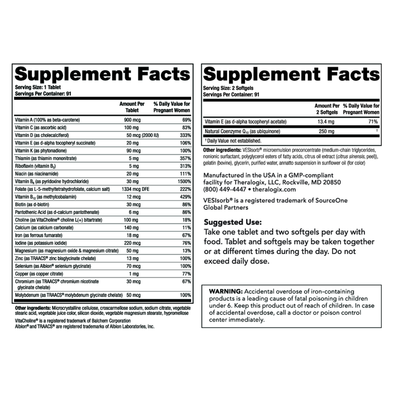 TheraNatal OvaVite® Preconception Vitamins (13 Week)