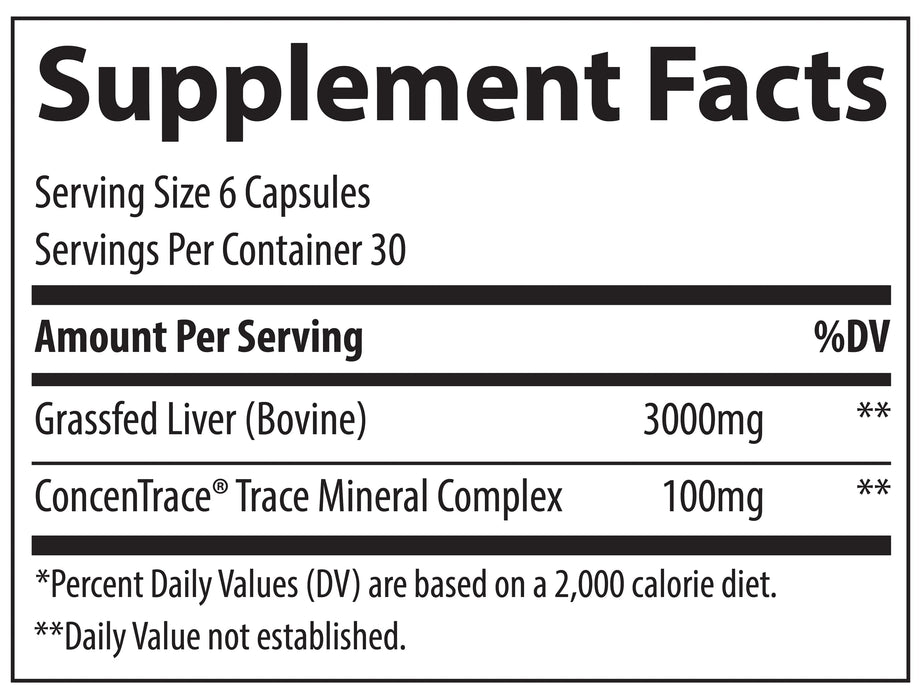 TMAncestral Beef Liver (180 Capsules)