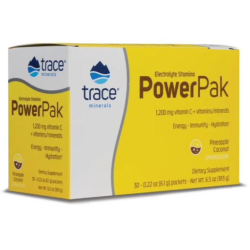 Power Pak Pineapple Coconut (30 Packets)-Vitamins & Supplements-Trace Minerals-Pine Street Clinic