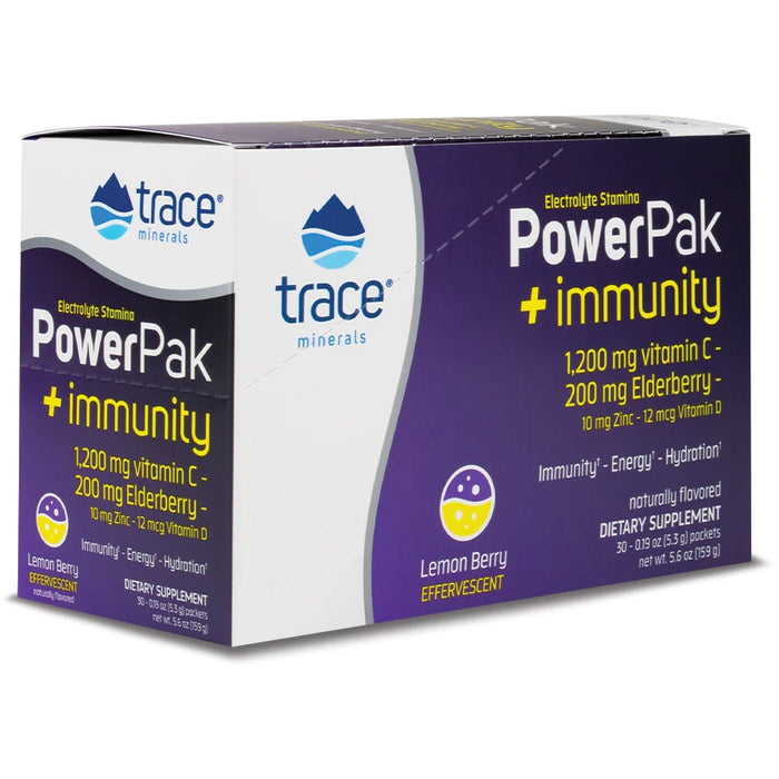 Electrolyte + Immunity (30 Packets)-Vitamins & Supplements-Trace Minerals-Lemon Berry-Pine Street Clinic