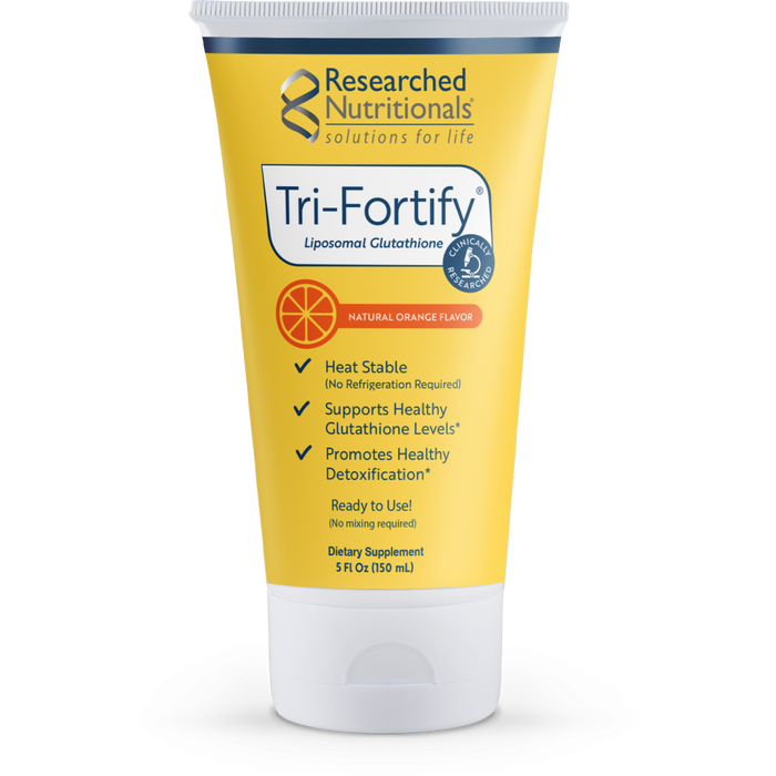 Tri-Fortify Liposomal Glutathione-Vitamins & Supplements-Researched Nutritionals-5 Ounce Tube-Orange-Pine Street Clinic