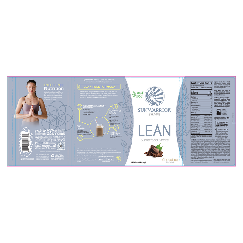 Lean Superfood Shake Chocolate (720 g)
