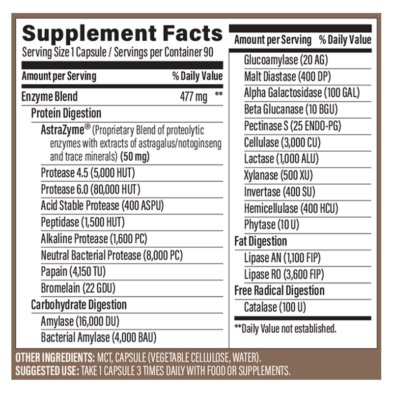 Enzorb Digestive Enzymes (90 Capsules)