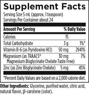 Vitamin B-6 Liquid (118mL) Supplement Facts