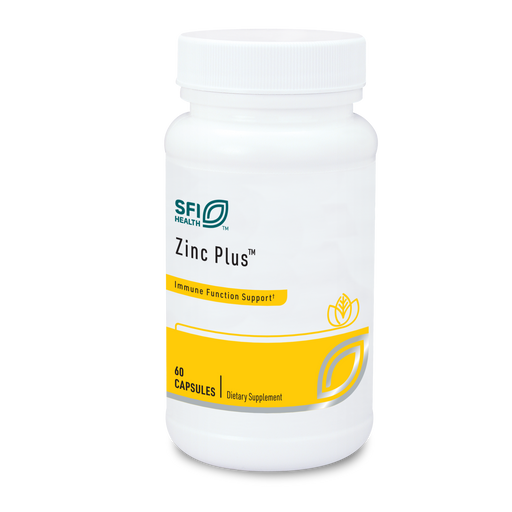 Klaire Labs - SFI Health - Zinc Plus (Zinc Citrate) (60 Capsules) - 