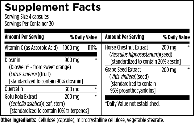 Vessel Forte (120 Capsules) Supplement Facts