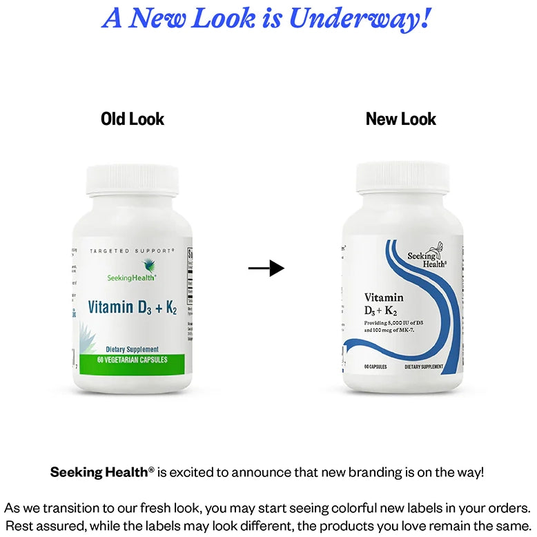 Vitamin D3 + K2 (60 Capsules)