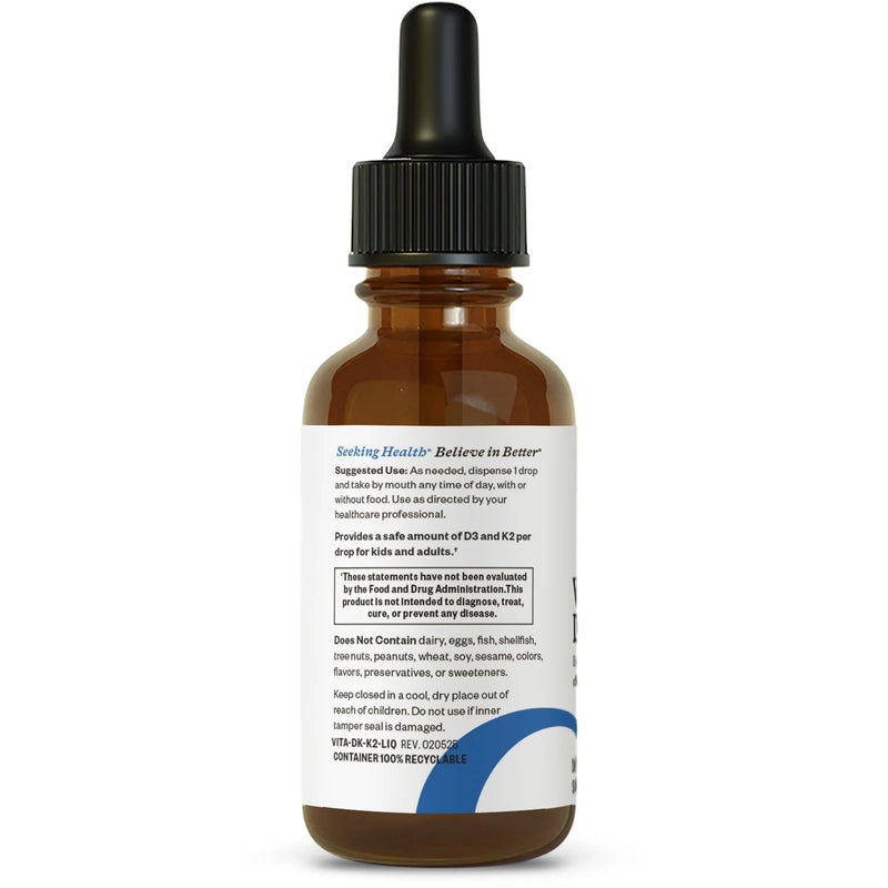 Vitamin D3 + K2 Drops (1 Ounce Liquid)