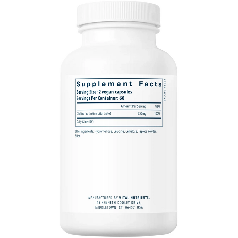 Choline 550 mg (120 Capsules)