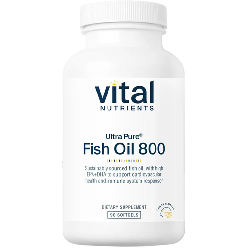 Ultra Pure Fish Oil 800 Lemon (90 Softgels)