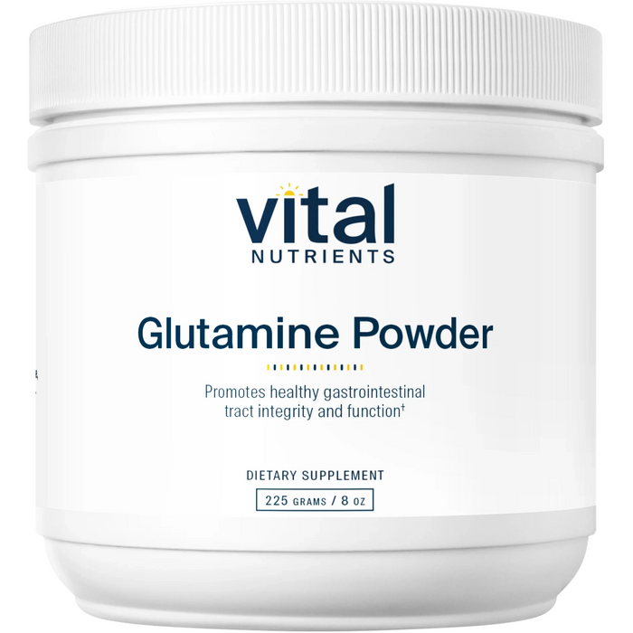 Glutamine Powder-Vitamins & Supplements-Vital Nutrients-225 Grams (8 Ounces)-Pine Street Clinic