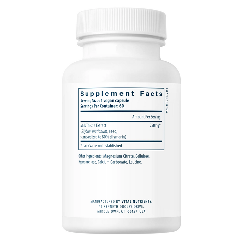 Milk Thistle Extract 250mg (60 Capsules)