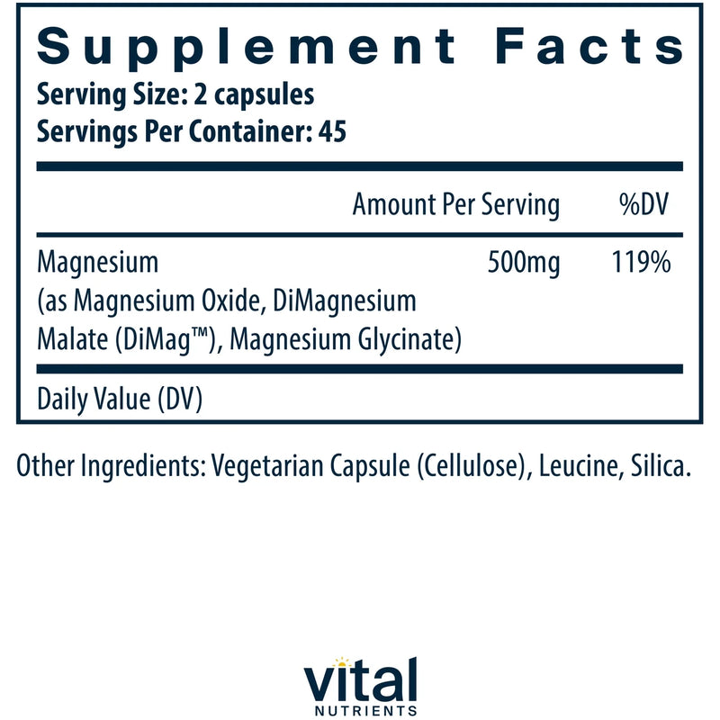 Triple Mag (250mg) (90 Capsules)