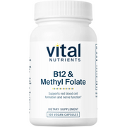 B-12 & Methyl Folate (100 Capsules)