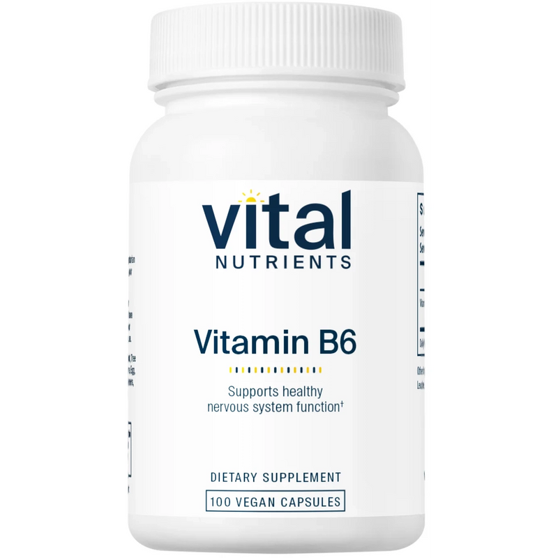 Vitamin B6 100 mg (100 Capsules)