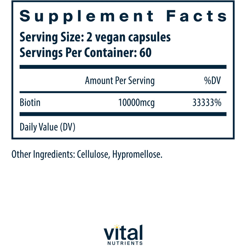 Biotin (120 Capsules)