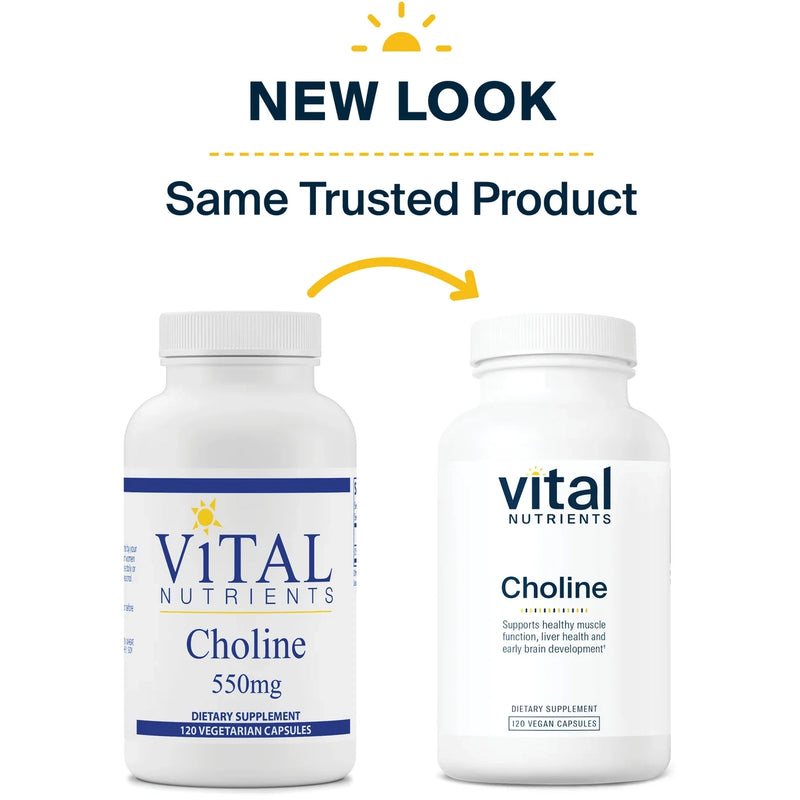 Choline 550 mg (120 Capsules)