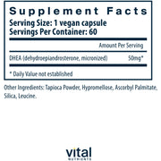 DHEA (Micronized) (50 mg) (60 Capsules)