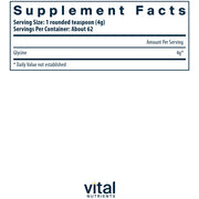 Glycine Powder (250 Grams / 8.82 Ounces Powder)