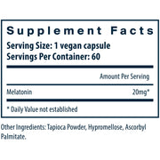 Melatonin 20 mg (60 Capsules)