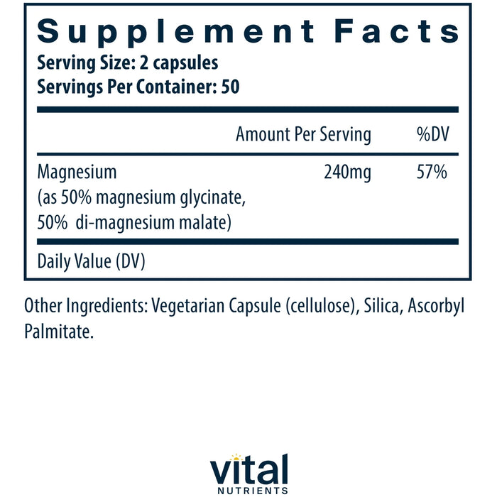 Magnesium (Glycinate/Malate)