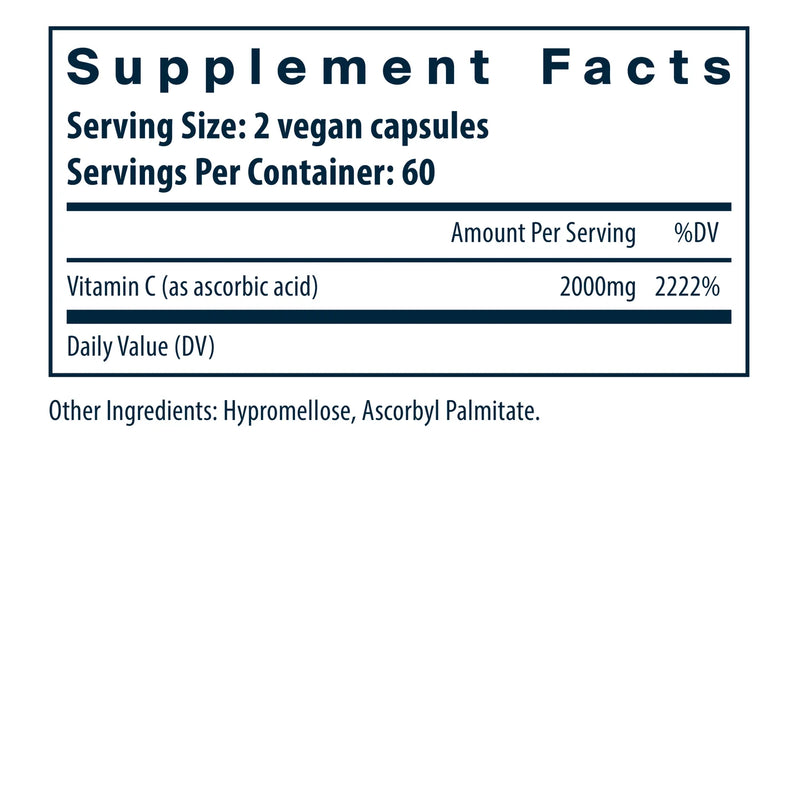 Vitamin C (100% pure) (1000 mg)