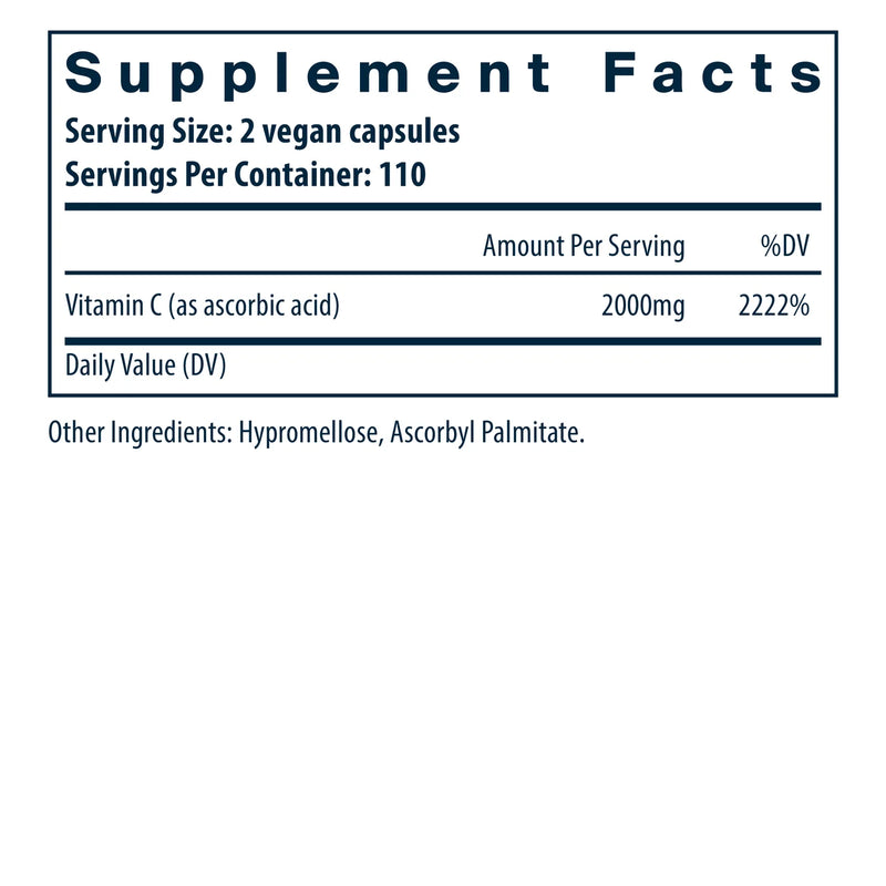 Vitamin C (100% pure) (1000 mg)