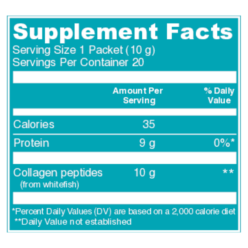 Marine Collagen Stick Packs (20 Packets)