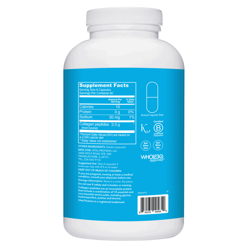 Collagen Peptides Capsules (360 Capsules)