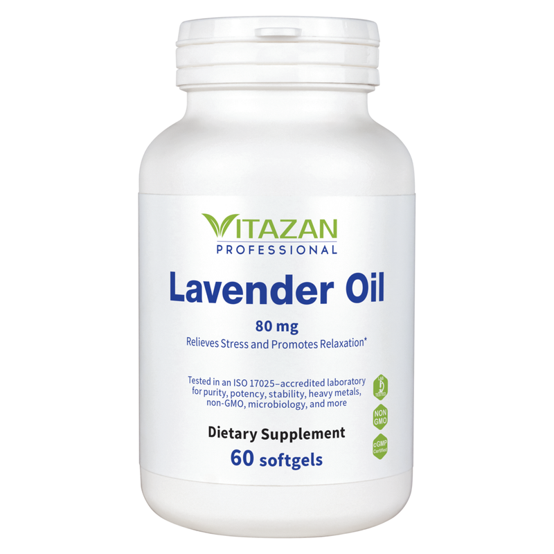 Lavender Oil 80 mg (60 Softgels)