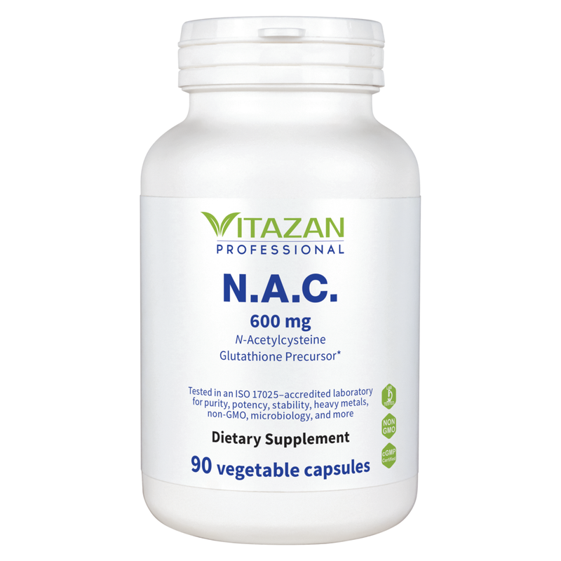 N.A.C. N-Acetylcysteine 600 mg (90 Capsules)