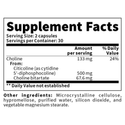 Citicoline 250 mg (60 Capsules)