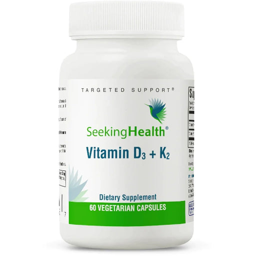 Vitamin D3 + K2 (60 Capsules)-Vitamins & Supplements-Seeking Health-Pine Street Clinic