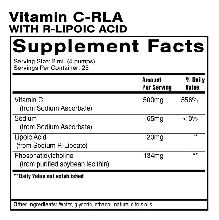 Vitamin C RLA Liposomal (50 ml)