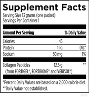 Whole Body Collagen 10 single-use packets (10 count) Supplement Facts